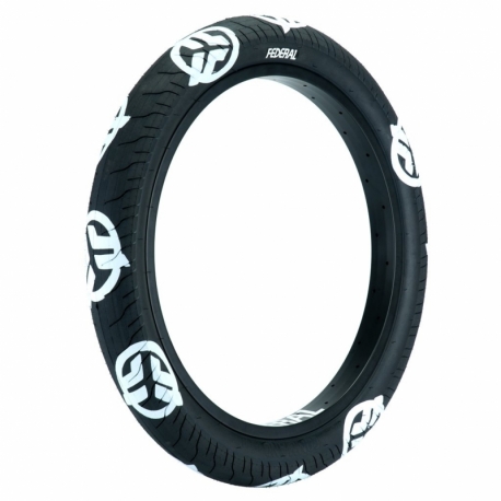 Federal Command LP 2.4 black with white logo BMX tire