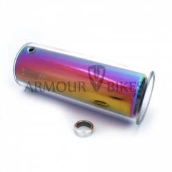 Armour bikes Atomic Alu 7075-T6 Oil Slick peg with polycarbonate sleeve